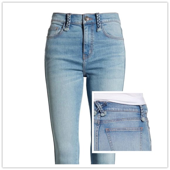 Current/Elliott Braided Caballo High Waist Jeans - Picture 7 of 7